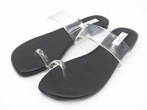 UNITED ARROWS United Arrows sandals size36(22.5cm about )/ black #* * dfa2 lady's 