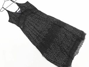  cat pohs OK CECIL McBEE Cecil McBee dot race switch camisole One-piece sizeM/ black #* * dfa7 lady's 