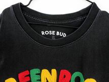 ROSE BUD ローズバッド ロゴ Tシャツ sizeM/黒 ■◆ ☆ dfb9 レディース_画像2