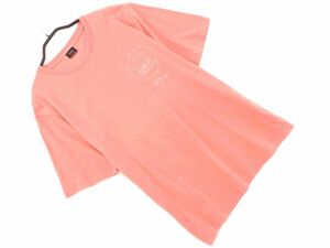 ネコポスOK アーバンリサーチドアーズ プリント Tシャツ size38/ピンク ■◆ ☆ dfb9 メンズ