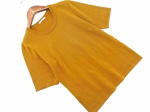  cat pohs OK ef-de ef-de wool . knitted sweater size9/ mustard #* * dfc2 lady's 