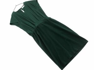 トゥモローランド フレンチスリーブ ワンピース size34/緑 ■◆ ☆ dfc3 レディース