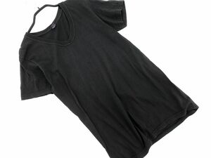 ネコポスOK Goodwear グッドウェア Vネック Tシャツ sizeS/チャコール ■◆ ☆ dfc3 メンズ