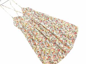 ネコポスOK J.CREW ジェイクルー 花柄 キャミソール ワンピース sizeP6/紺 ■◆ ☆ dfc3 レディース