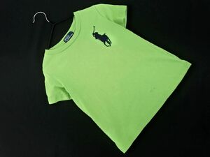 ネコポスOK POLO RALPH LAUREN ポロ ラルフローレン ビッグロゴ Tシャツ size3（95ｃｍ）/緑 ■◆ ☆ dfc7 子供服