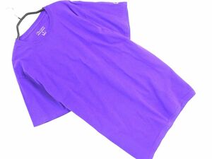 ネコポスOK チャンピオン 半袖 Tシャツ sizeM/紫 ■◆ ☆ dfc8 メンズ