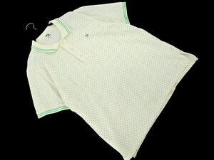  Arnold Palmer dot polo-shirt size4/ ivory #* * dfc9 men's 