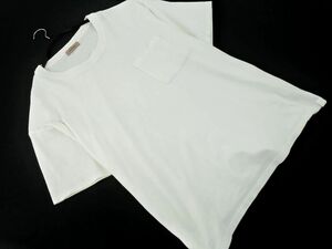 ビームスライツ ポケット Tシャツ sizeXL/白 ■◆ ☆ dfd0 メンズ