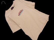 Dickies ディッキーズ ロゴ 刺繍 Tシャツ sizeM/ベージュ ■◆ ☆ dfc1 レディース_画像1