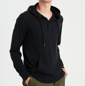 AE アメリカンイーグル men's ヘンリーネック フード付き 長袖Ｔシャツ サイズ XS 新品 American Eagle