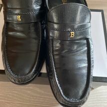 イタリア製　ハイブランド-BALLY バリー　HUNTER 高級仕上げ　革靴　US7.5E 25.5-26cm 黒　ビジネスシューズ セレモニーにも。_画像5