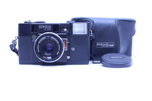 ★良品★KONICA コニカ C35AF HEXANON 38mm F2.8 人気の単集点式搭載コンパクトフィルムカメラ！一部訳あり品 OK6044