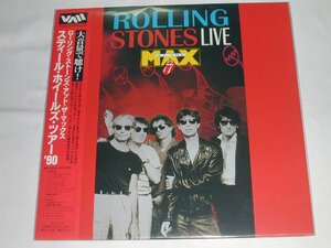 （ＬＤ：レーザーディスク）ローリング・ストーンズ・アット・ザ・マックス／スティール・ホイールズ・ツアー'90【中古】