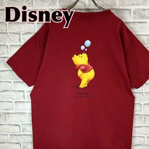 Disney ディズニーストア くまのプーさん キャラ Tシャツ 半袖 輸入品 春服 夏服 海外古着 キャラクター バックプリント ワンポイント