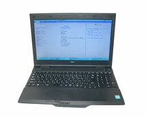 【JUNK】NEC VersaPro VK19EX-H (PC-VK19EXZDH) Celeron 1005M 1.9GHz メモリ 2GB HDD 320GB(SATA) DVD-ROM 15.6インチ(1366×768) ACアダ_画像1