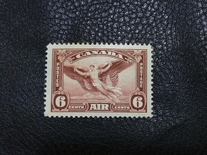 [Если вы посмотрите внимательно] иностранные марки Канада 1935 г. Авиа марки 6 Cent Angel? ИКАРС? Канада Хейн Снежные горы [Icarus -Kun? ]