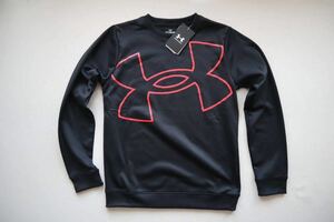 【新品】アンダーアーマー(UNDER ARMOUR) スウェットトレーナー UA アーマー フリース BRANDED ロゴ クルー 1375483 ジュニア150(YLG)