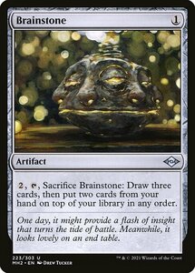 MTG ■無/英語版■ 《石なる知識/Brainstone》★FOIL★モダンホライゾン２ MH2