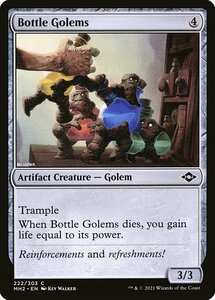 MTG ■無/英語版■ 《ボトルのゴーレム/Bottle Golems》★FOIL★モダンホライゾン２ MH2