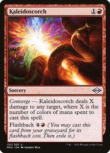 MTG ■赤/英語版■ 《万華焼/Kaleidoscorch》★FOIL★モダンホライゾン２ MH2