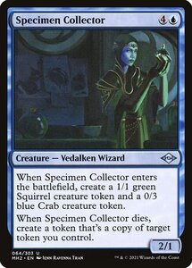 MTG ■青/英語版■ 《標本収集家/Specimen Collector》★FOIL★モダンホライゾン２ MH2