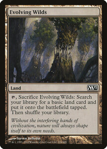 MTG ■土地/英語版■ 《進化する未開地/Evolving Wilds》基本セット2013　M13