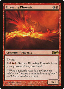 MTG ■赤/英語版■ 《火翼のフェニックス/Firewing Phoenix》基本セット2013　M13