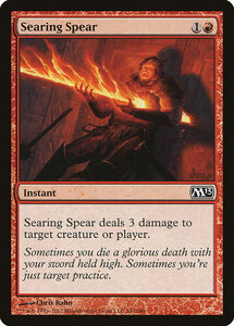 MTG ■赤/英語版■ 《灼熱の槍/Searing Spear》基本セット2013　M13