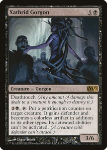 MTG ■黒/英語版■ 《ザスリッドのゴルゴン/Xathrid Gorgon》基本セット2013　M13