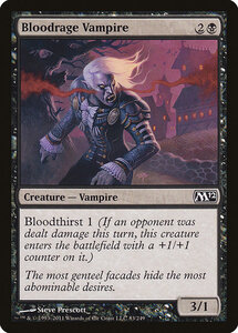 MTG ■黒/英語版■ 《血怒りの吸血鬼/Bloodrage Vampire》基本セット2012 M12