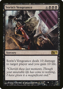 MTG ■黒/英語版■ 《ソリンの復讐/Sorin's Vengeance》基本セット2012 M12