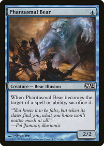 MTG ■青/英語版■ 《幻影の熊/Phantasmal Bear》基本セット2012 M12