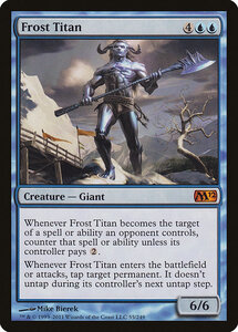 MTG ■青/英語版■ 《霜のタイタン/Frost Titan》基本セット2012 M12