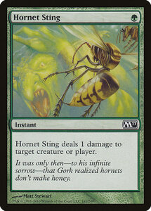 MTG ■緑/英語版■ 《スズメバチの一刺し/Hornet Sting》基本セット2011 M11