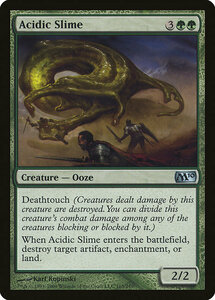 MTG ■緑/英語版■ 《酸のスライム/Acidic Slime》基本セット2010 M10