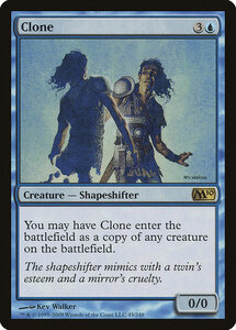 MTG ■青/英語版■ 《クローン/Clone》基本セット2010 M10