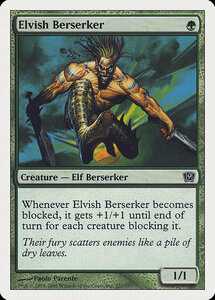 MTG ■緑/英語版■ 《エルフの狂戦士/Elvish Berserker》第9版 9ED