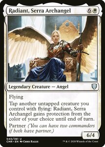 MTG ■白/英語版■ 《セラの大天使、レイディアント/Radiant, Serra Archangel》★FOIL★ 統率者レジェンズ　CMR