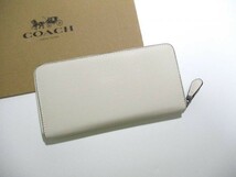 COACH 長財布 新品 同様 未使用 正規品 [58] ジッピーウォレット メンズ レディース 16122B スヌーピー コラボ ウッドストック ホワイト_画像2