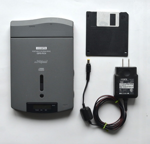 稀少 ”For PowerBook” SCSI 外付けCDドライブ I・O DATA CDPS-PX24（Pioneer PCP-PR24 OEM）OSブート確認済 アダプタ/ドライバーFD