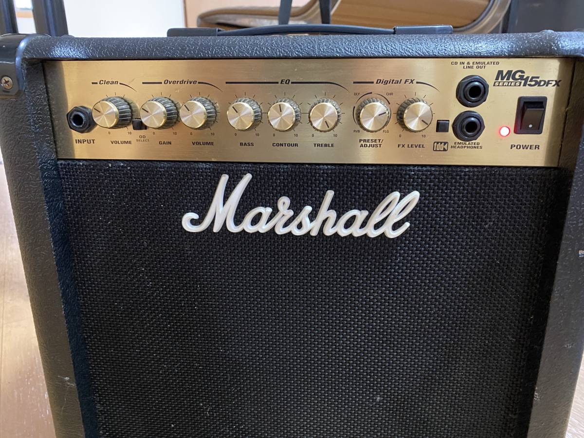 Marshall マーシャル アンプ ツマミ良好、ガリ音なし MG15DF