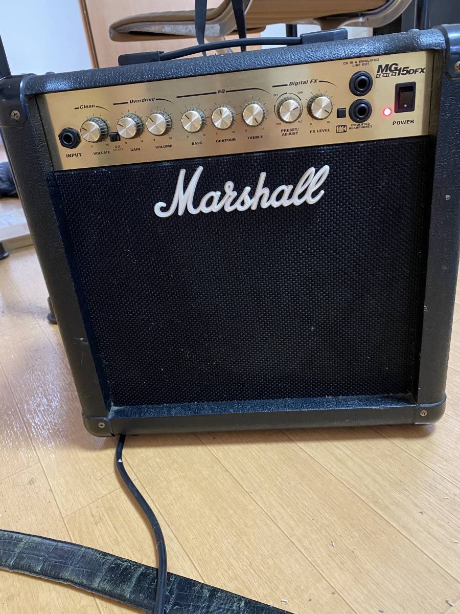 Marshall マーシャル アンプ ツマミ良好、ガリ音なし MG15DF