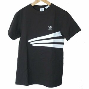 新品未使用◆送料無料●(OT)(XL)アディダスオリジナルス adidasoriginals 黒レギュラーTシャツ／レディース