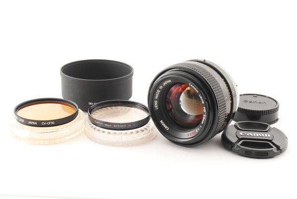 Canon キャノン FD 55mm f1.2 S.S.C. SSC Wide Angle MF Prime Lens