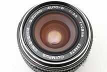 【美品】Olympus OM-SYSTEM G.ZUIKO AUTO-W 28mm F3.5 Lens フード ケース付 #92_画像10