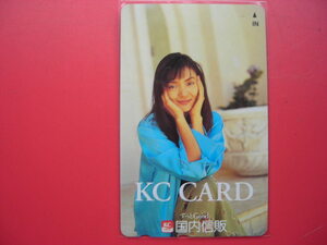 杏里　国内信販　KC CARD　未使用テレカ