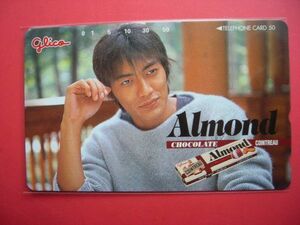  Sorimachi Takashi Glyco almond chocolate COINTREAU unused telephone card 