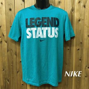 NIKE /DRI-FIT /ナイキ /メンズM 半袖Tシャツ トップス ロゴプリント LEGEND STATUS 速乾 ドライ トレーニング スポーツウェア