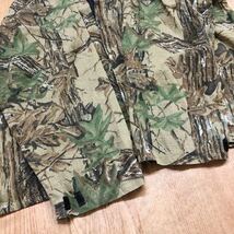 90's /米国製 /REALTREE メンズ2XL 薄地 長袖ジャケット 羽織 ジップアップ リアルツリー カモフラ アメカジ 狩猟 USA古着 ビンテージ古着_画像6