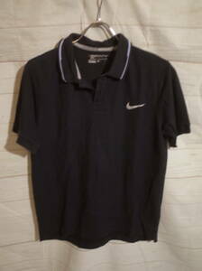 メンズ ph369 NIKE GOLF ナイキ ゴルフ 半袖 ポロシャツ L ブラック 黒